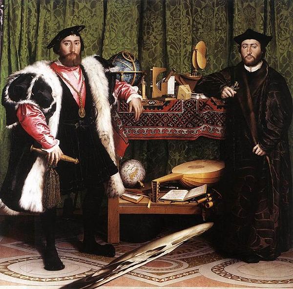 HEINTZ, Joseph the Younger Jean de Dinteville and Georges de Selve oil painting picture